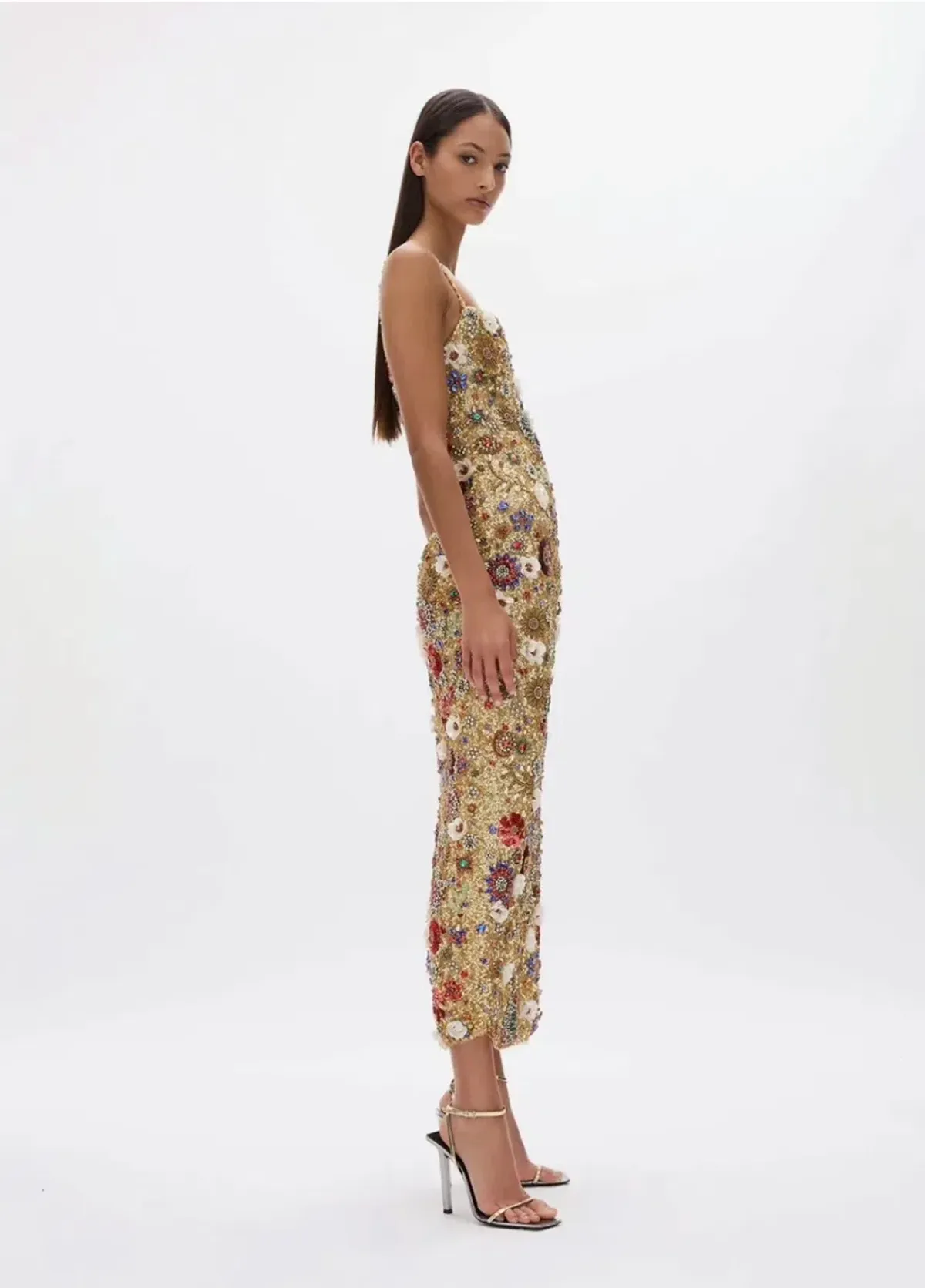 Rachel Gilbert Francesca Gown Gold Size 3/AU12 - Image 2