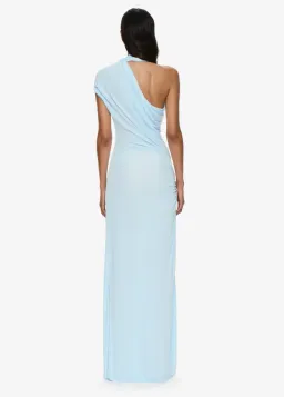 Christopher Esber Helix Crystal Gown Lago Blue Size 8 for rent on The Volte - image 3