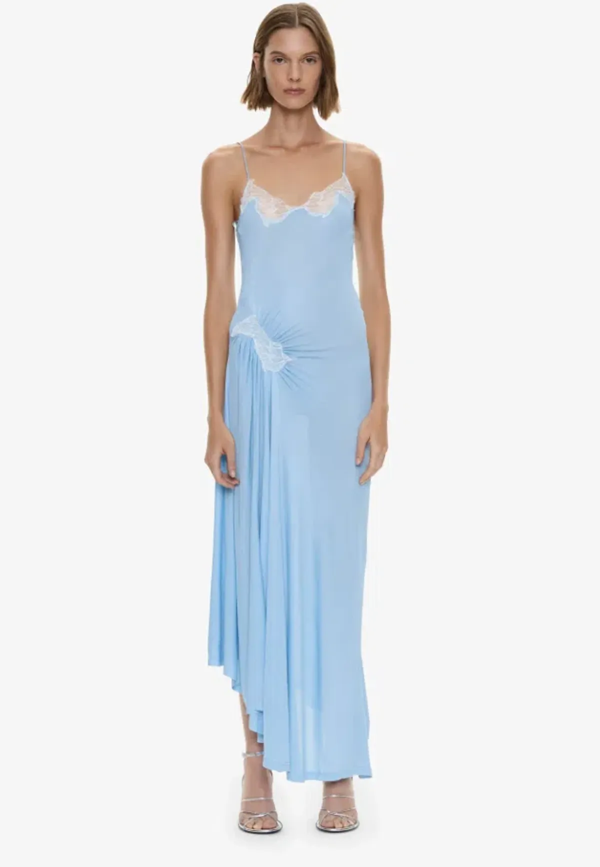 Christopher Esber Delphin Lace Rib Cami Dress Size 6 - Image 1