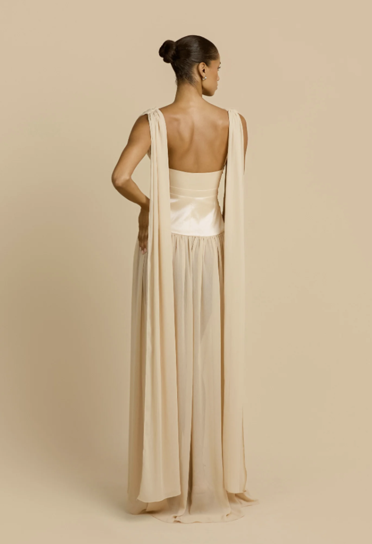 Arcina Ori RAMONA DRESS CHAMPAGNE Size M - Image 3