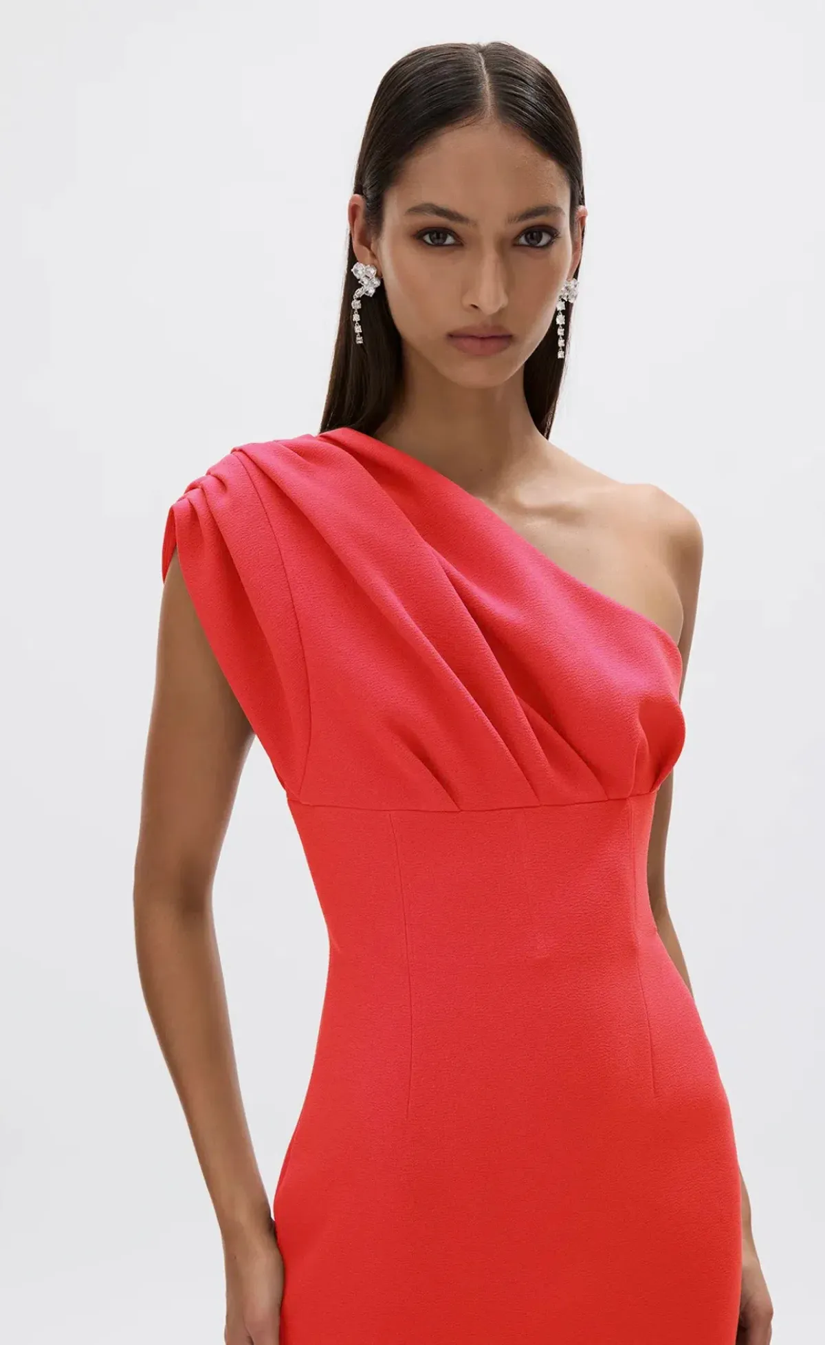 Rachel Gilbert Winnie Gown in Coral Size 10 - Image 2