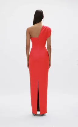 Rachel Gilbert Winnie Gown in Coral Size 10 for rent on The Volte - image 3