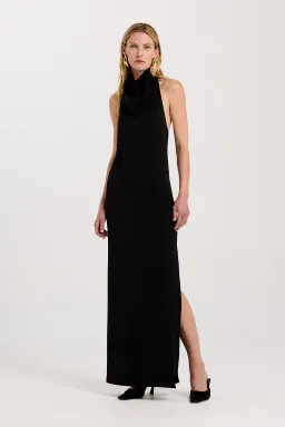 Henne Rome Maxi Dress Black Size AU 8 for rent on The Volte - image 1