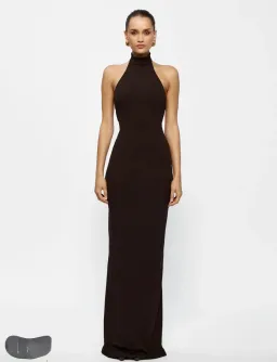 Effie Kats Rhi gown - coffee Size Small for rent on The Volte - image 1