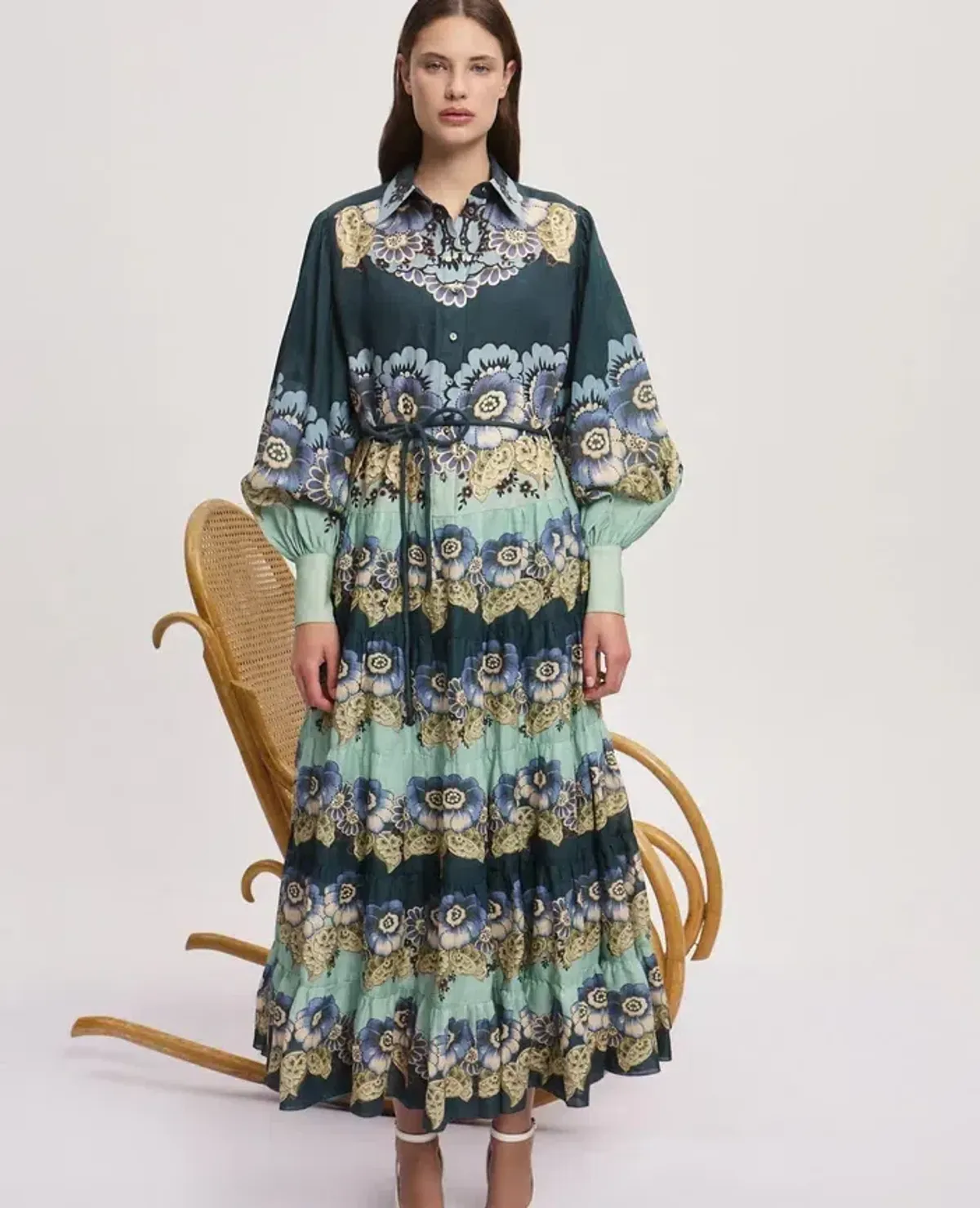 Alemais Maddalena Shirtdress size 12 - Image 1