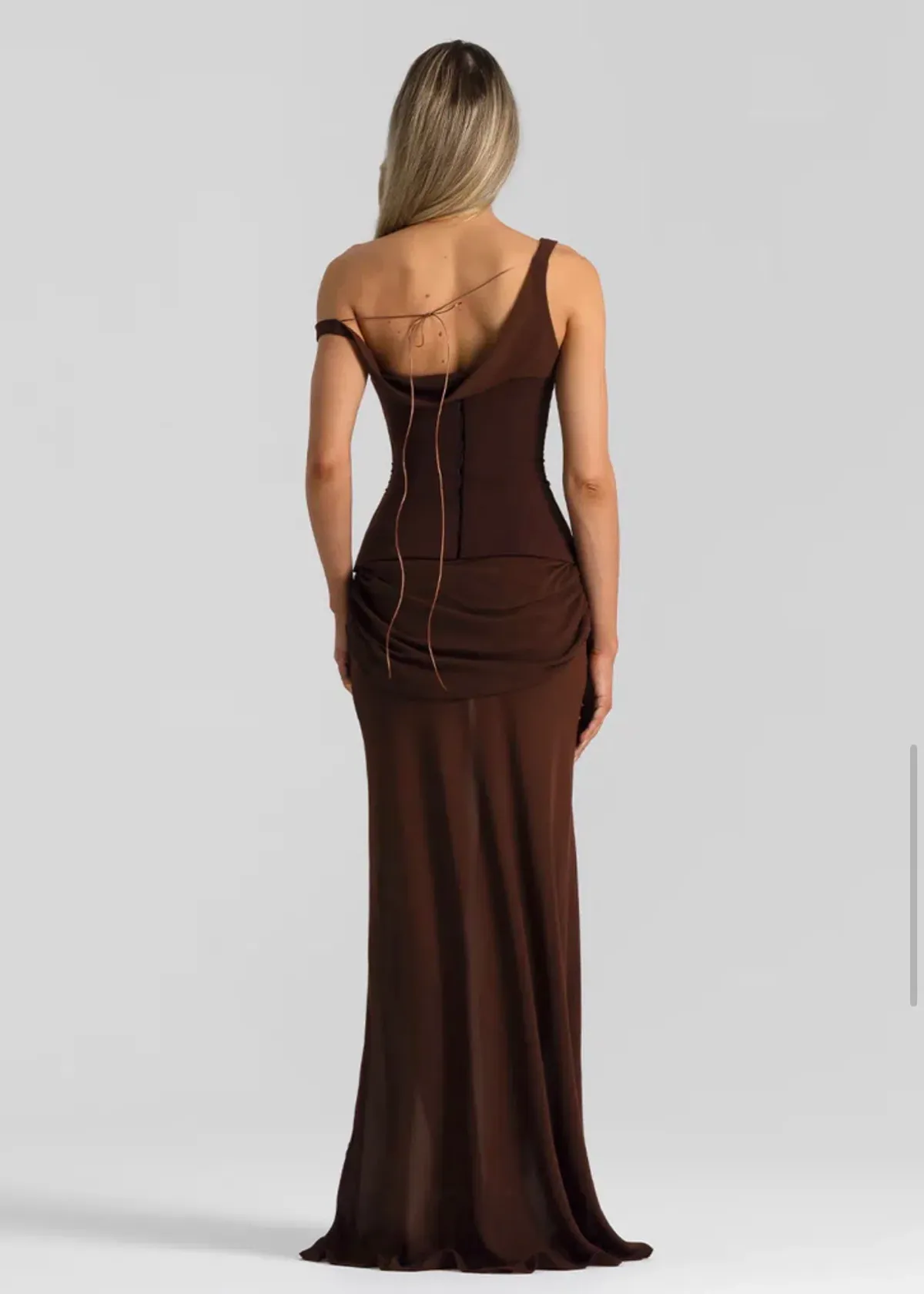 Natalie Rolt Cadence gown espresso size 10 - Image 3