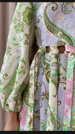 Alemais Marta Cutout Midi Dress Print s.6 for rent on The Volte - image 6