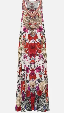 Camilla Reign of roses v neck racerback dress s.XXL  for rent on The Volte - image 6