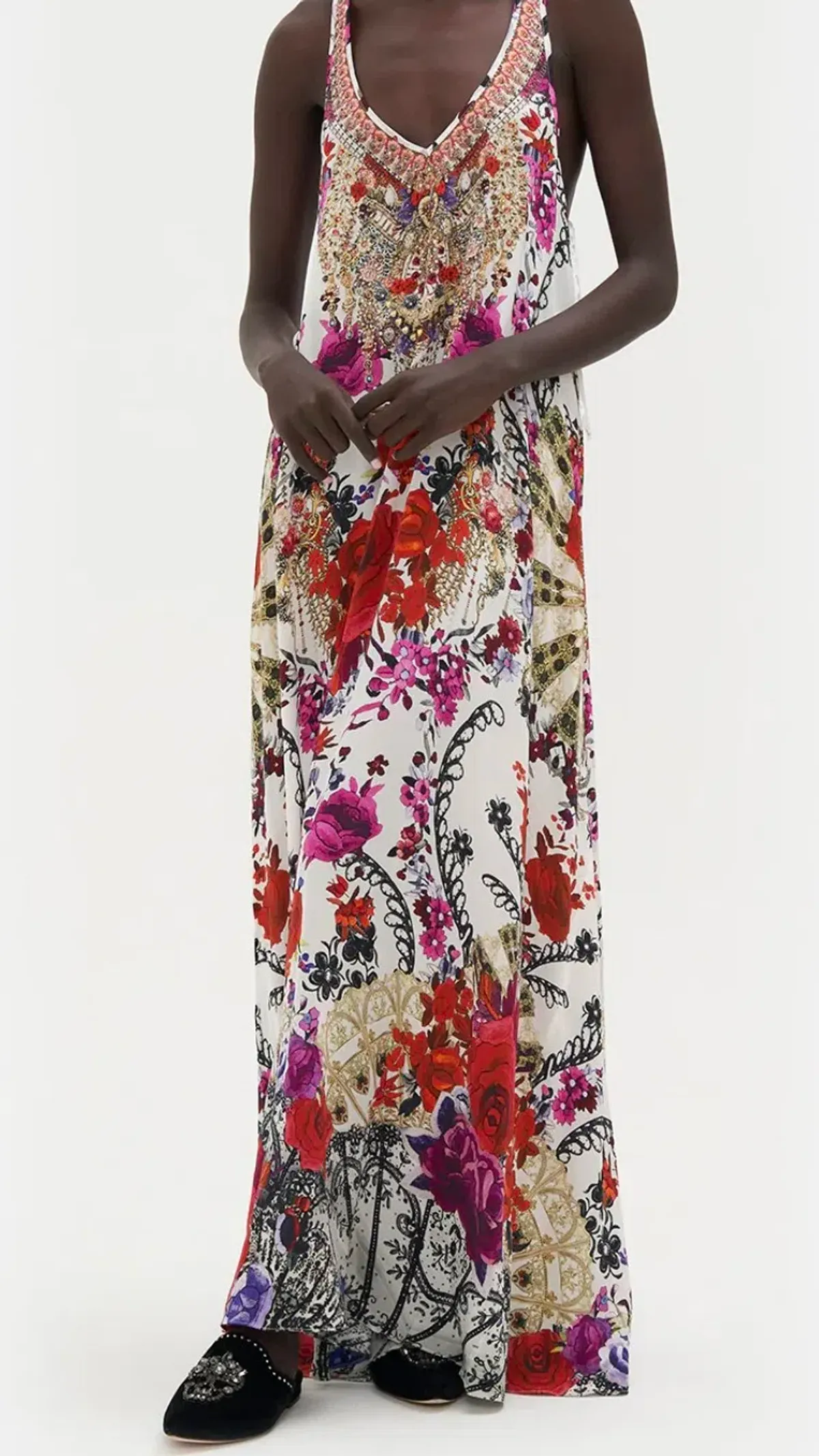 Camilla Reign of roses v neck racerback dress s.XXL  - Image 8