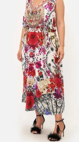 Camilla Reign of roses v neck racerback dress s.XXL  for rent on The Volte - image 2