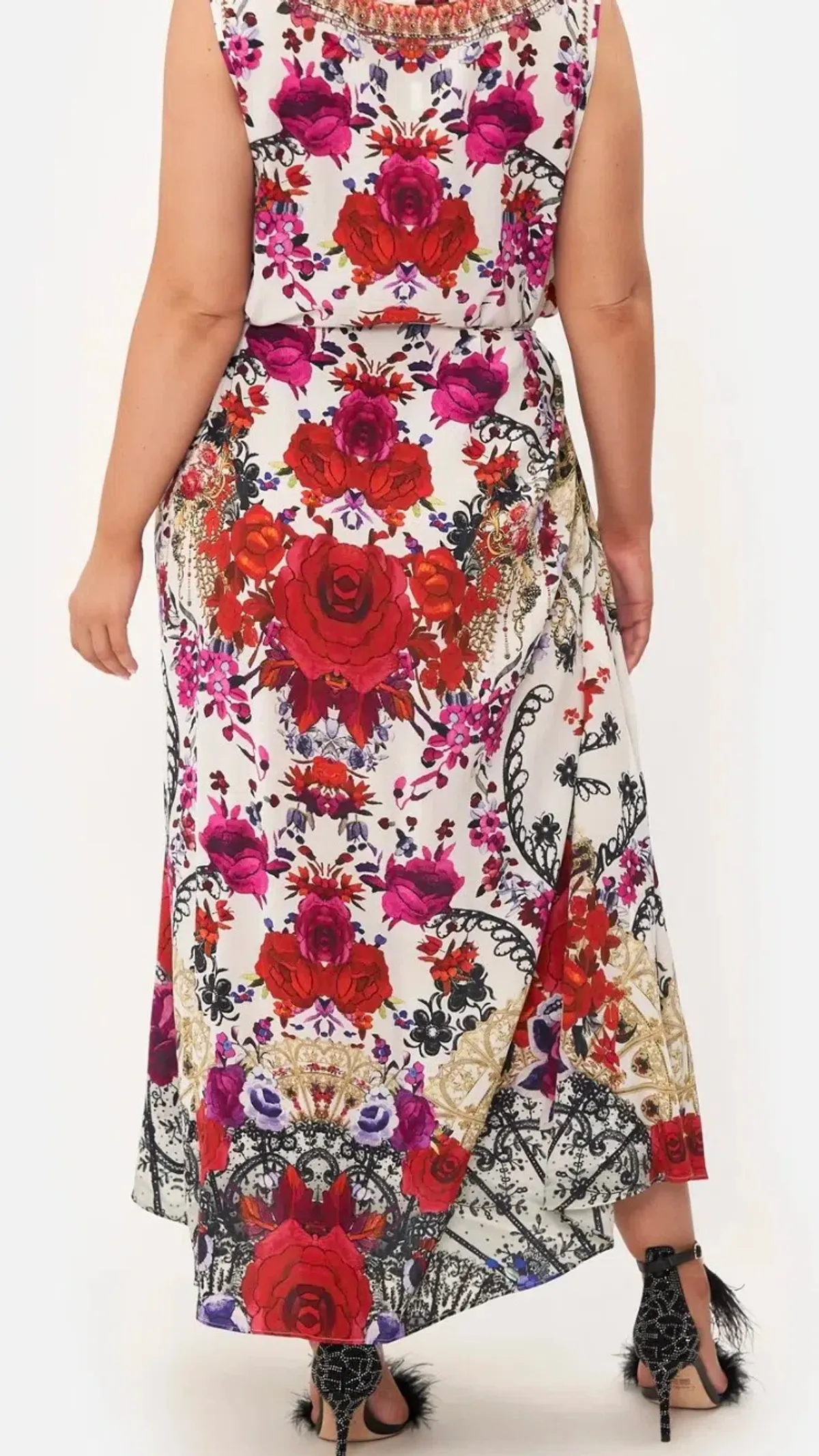 Camilla Reign of roses v neck racerback dress s.XXL  - Image 1