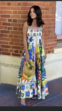 Alemais Soleil Sundress Print Size AU 8 for rent on The Volte - image 3