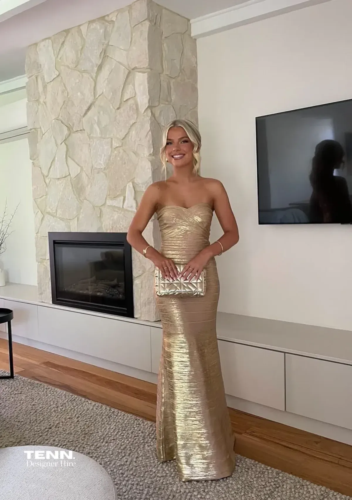 GOLD SARA GOWN - Image 2