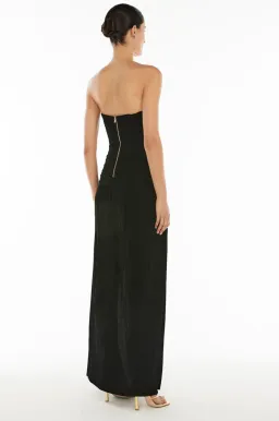 DOUBLE TIME PLEAT STRAPLESS DRESS for rent on The Volte - image 3