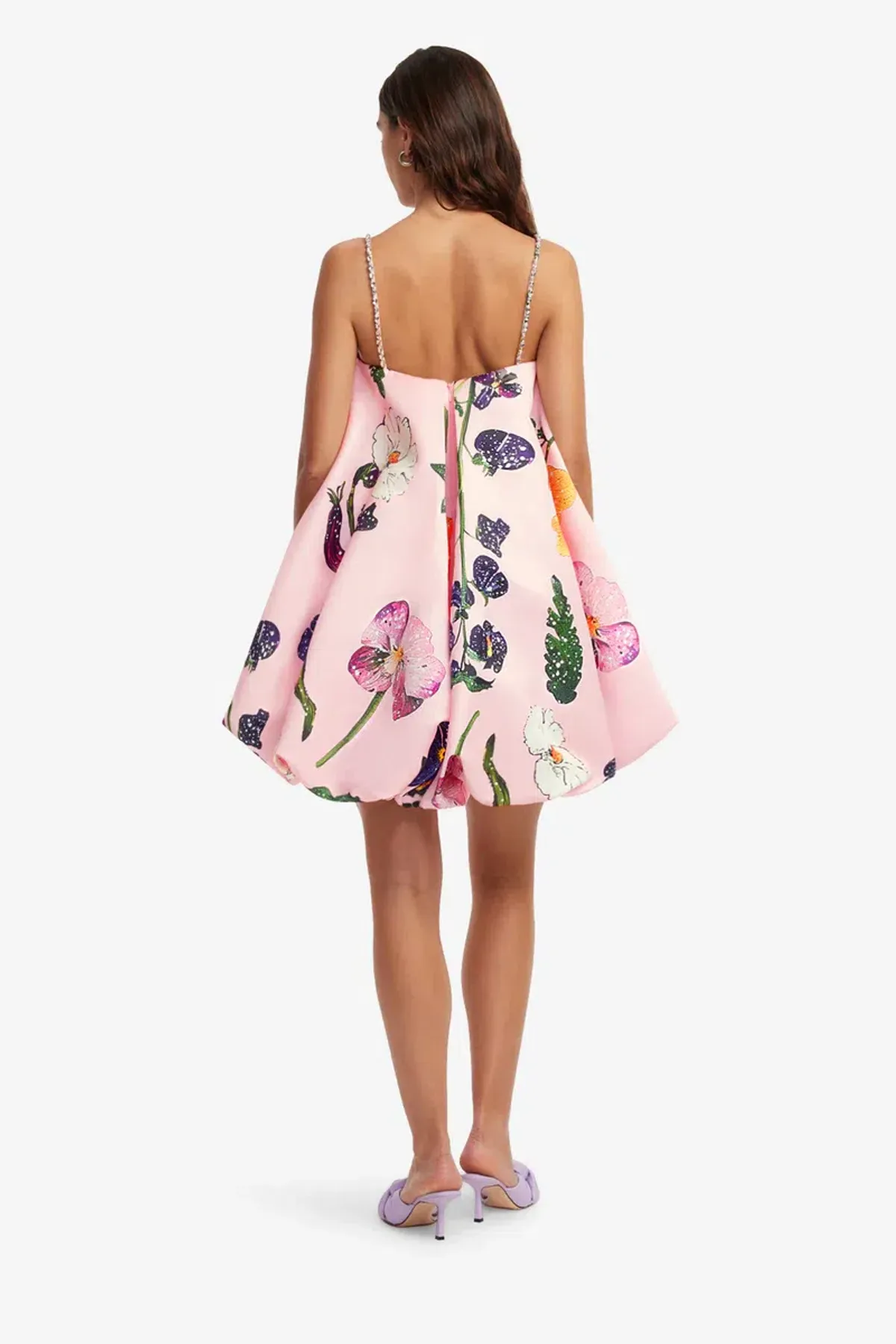 Leo Lin Patsy Embellished Puff Mini Dress Size 10 - Image 4