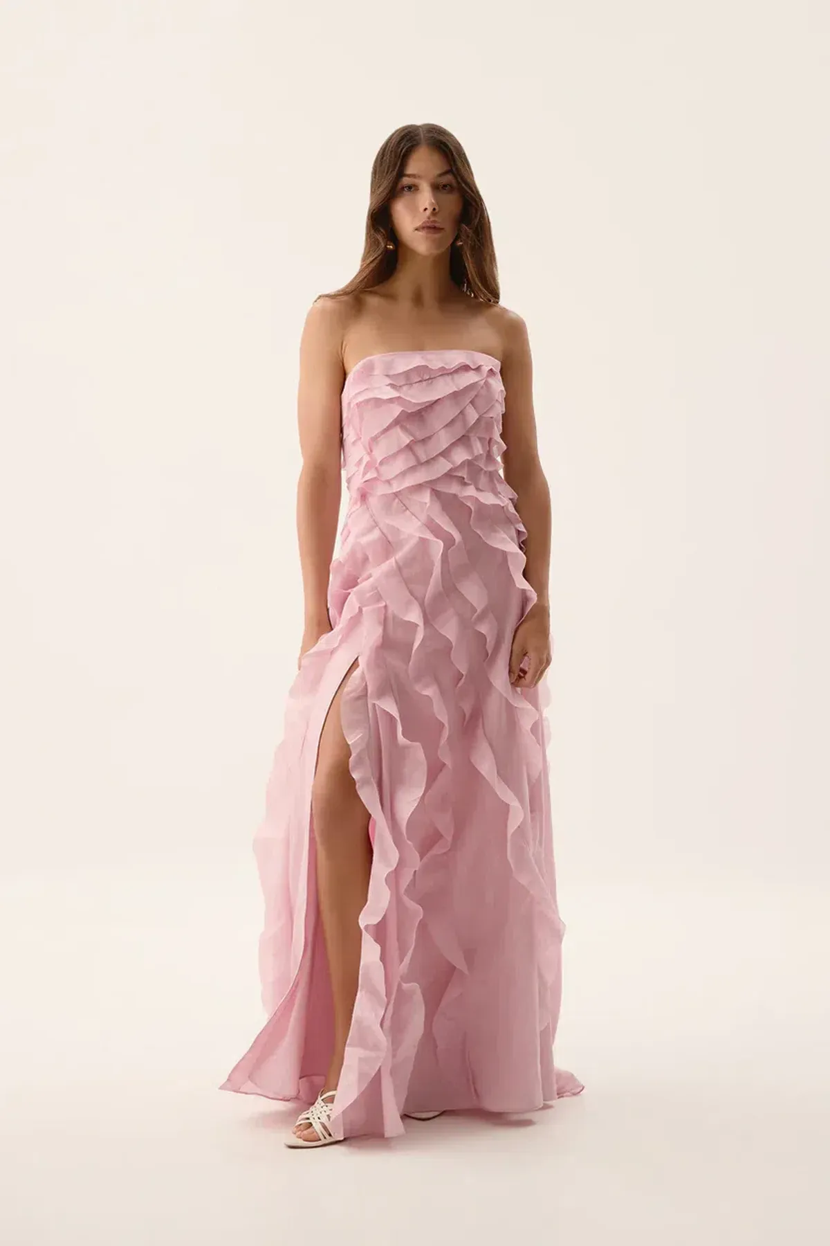 AJE ALLAIRIE GOWN - PINK - SIZE 6 - Image 1
