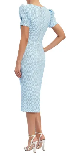 Rebecca Vallance Charlene Midi Blue & White Size AU10 for rent on The Volte - image 2