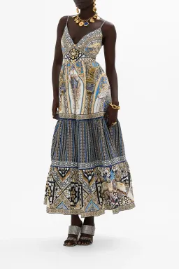 Camilla Make Me Your Mosaic Size XL Tiered Bodice Dress for rent on The Volte - image 6