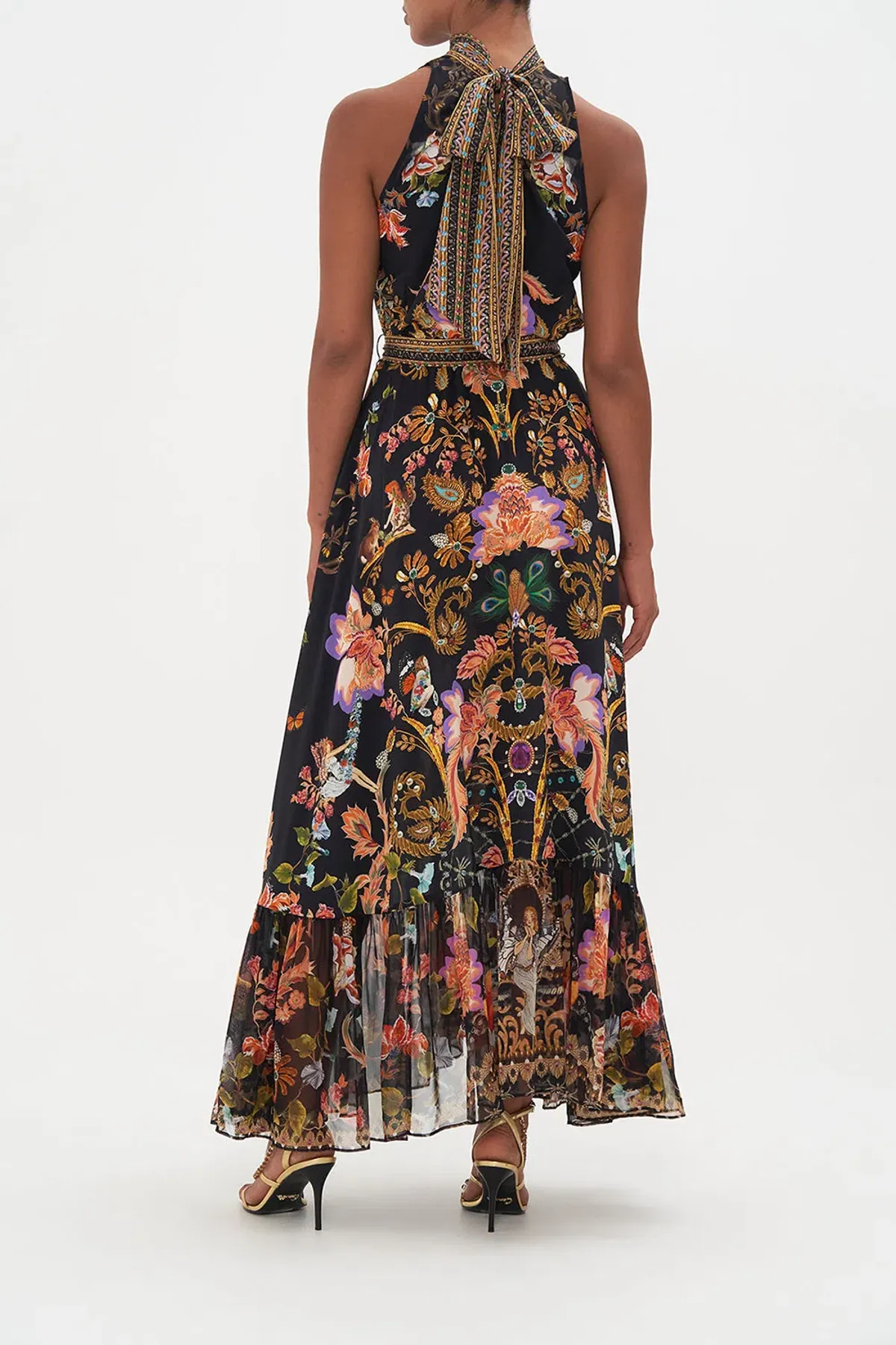 Camilla To Catch A Spider Size L Necktie Loose Dress - Image 2