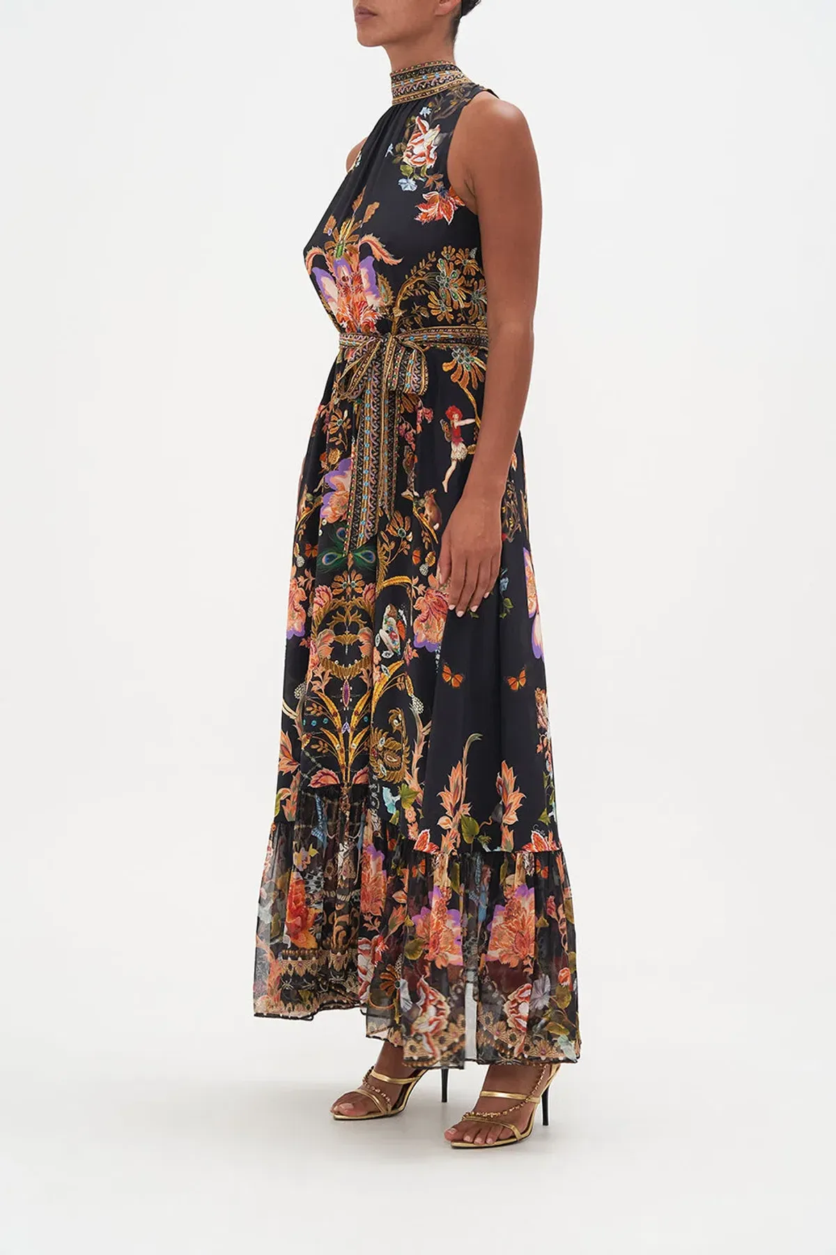 Camilla To Catch A Spider Size L Necktie Loose Dress - Image 4