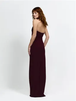 Effie Kats Myla Gown Wine Small  for rent on The Volte - image 3