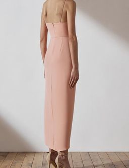 Shona Joy Samantha Core Cocktail Dress - Dusty Pink - Size 10 for rent on The Volte - image 4