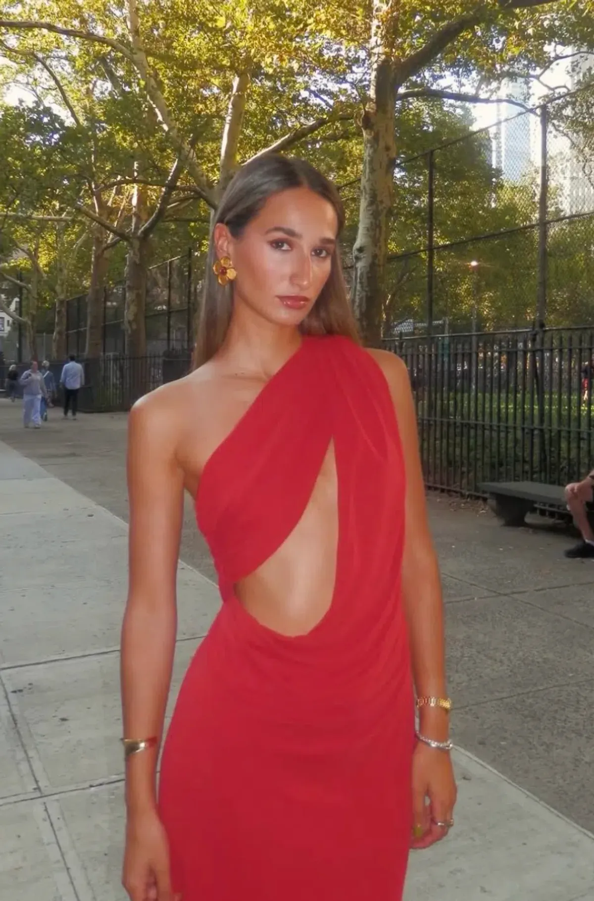 THE SOLSTICE CUPRO DRESS - Image 2