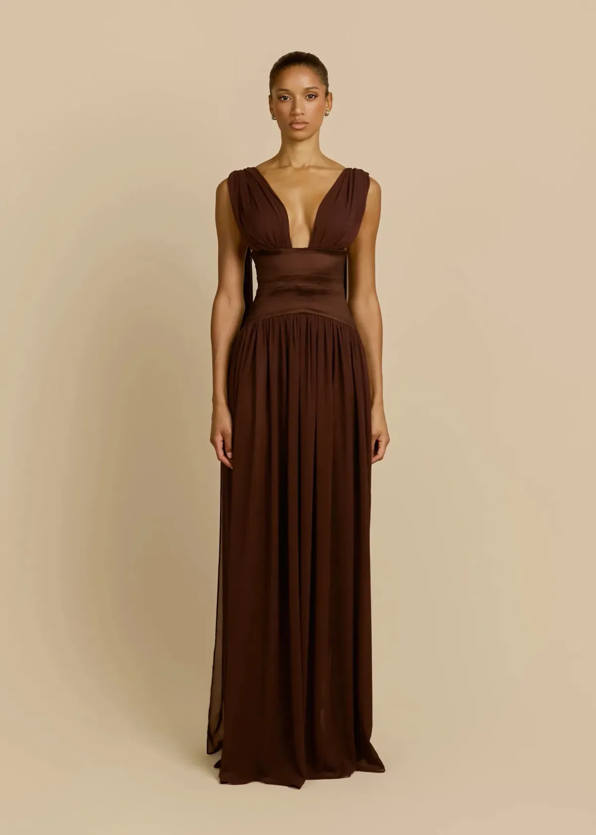 ARCINA ORI RAMONA DRESS CACAO SIZE S (8 AU) - Image 1