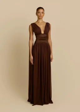 ARCINA ORI RAMONA DRESS CACAO SIZE S (8 AU) for rent on The Volte - image 2