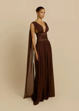 ARCINA ORI RAMONA DRESS CACAO SIZE S (8 AU) for rent on The Volte - image 6