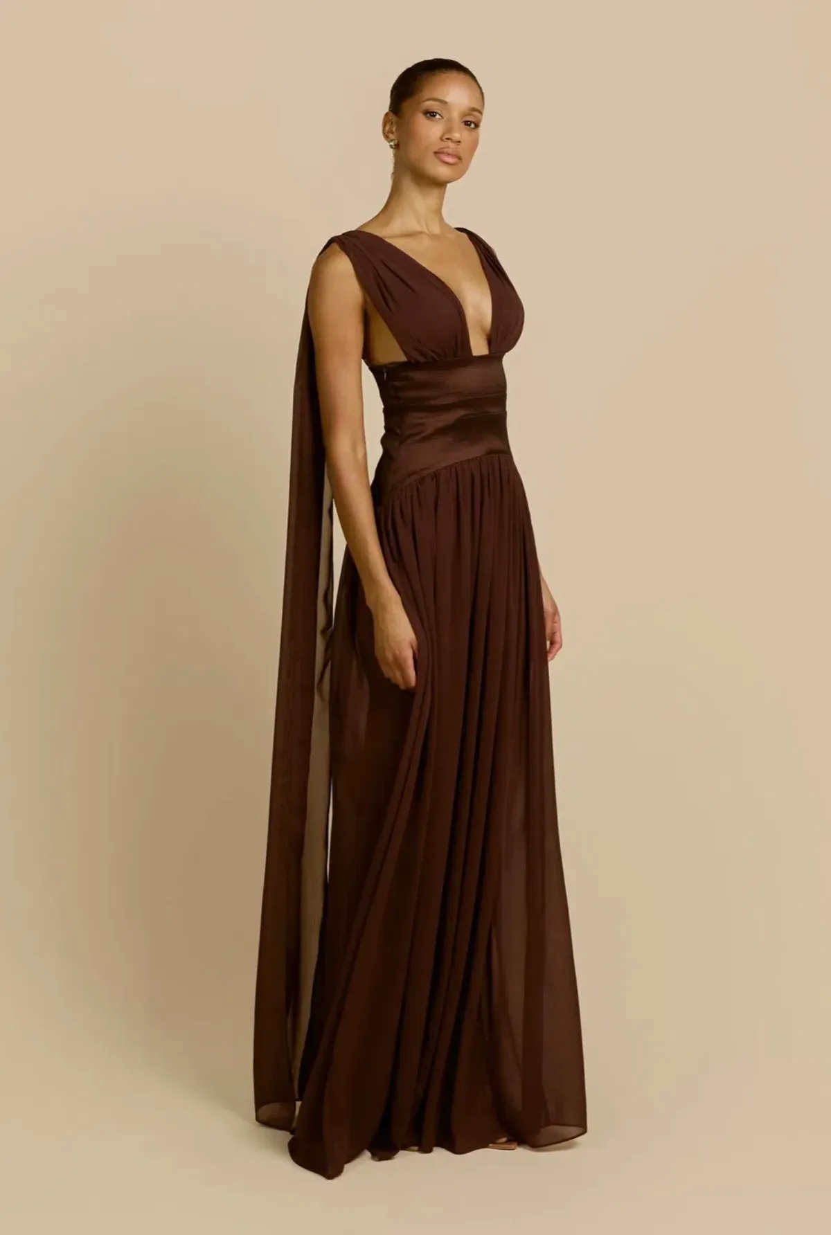 Arcina Ori Ramona Dress in Cacao Sz S - Image 2