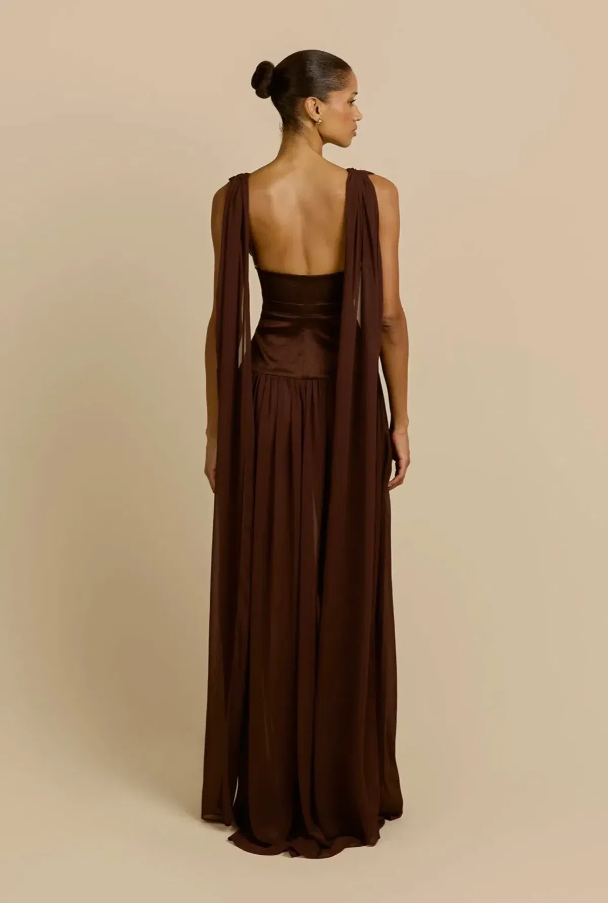 Arcina Ori Ramona Dress in Cacao Sz S - Image 3