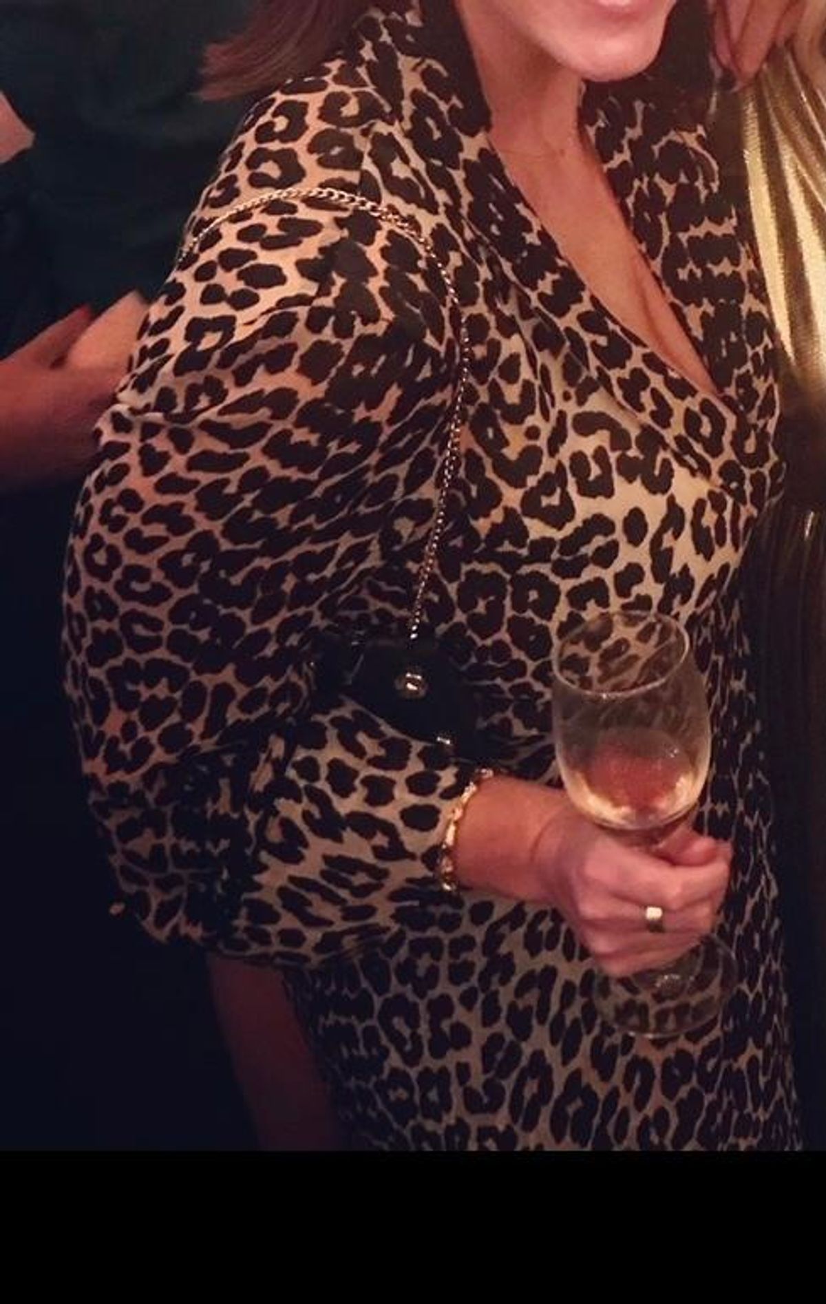 Ganni Leopard georgette wrap dress - Image 5