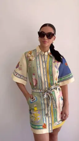 Alemais Elixir Mini Dress size 14  for rent on The Volte - image 2