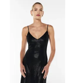 Manning Cartell High Voltage Slip Maxi Dress Black Size 8 for rent on The Volte - image 4