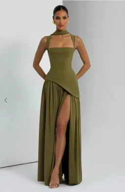 Babyboo - Tullulah Maxi Dress in Green for rent on The Volte - image 1
