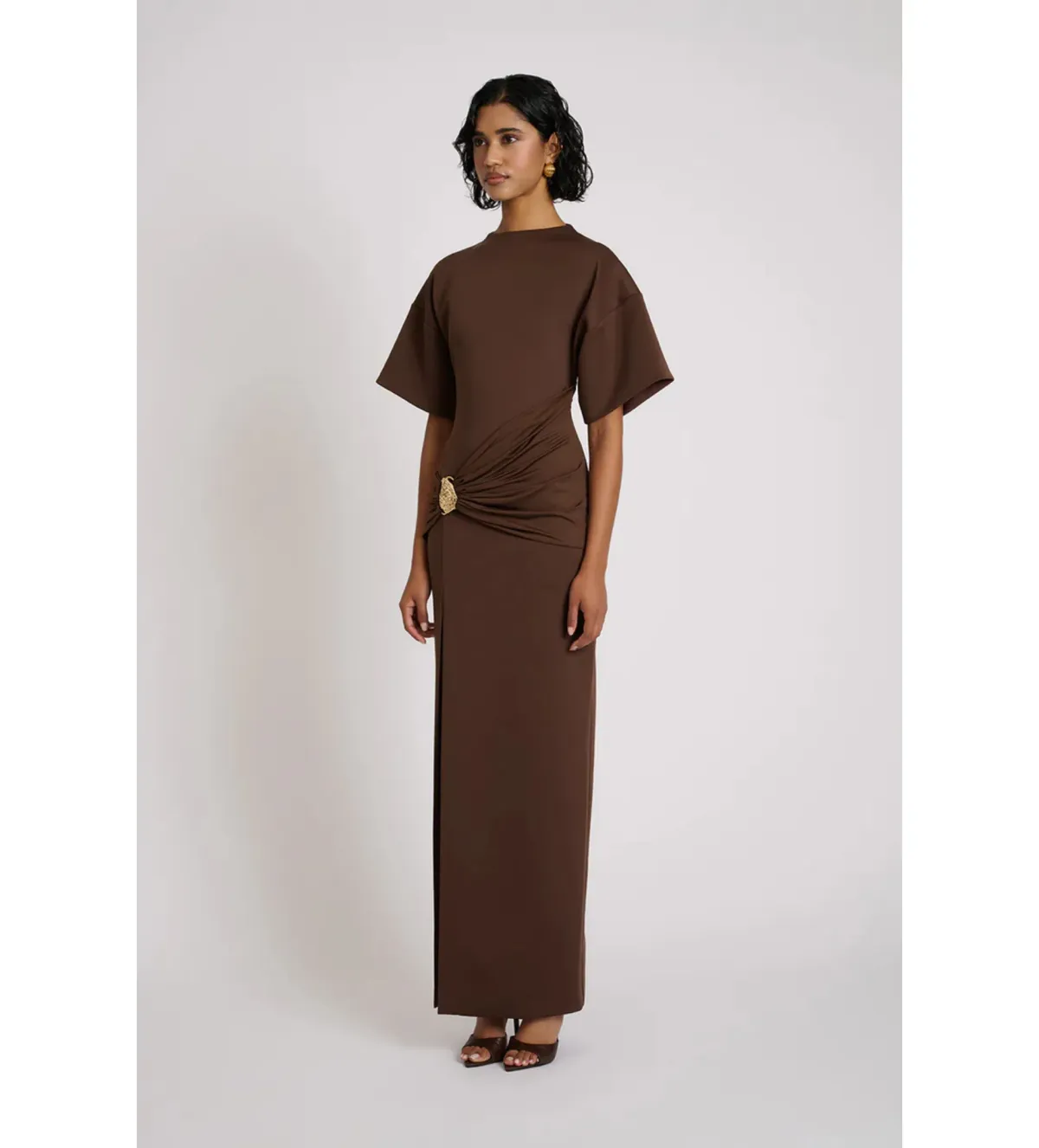 Eliya the Label Aldo Maxi Dress Chocolate Size 8 - Image 9