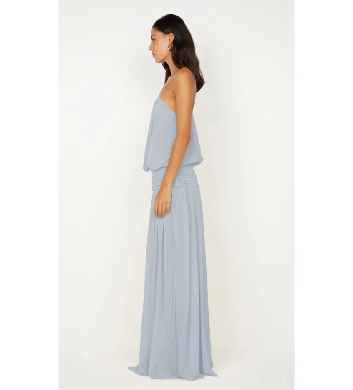 Bec & Bridge Camile Blouson Maxi Dress Cloud Blue Size 8 - Image 5