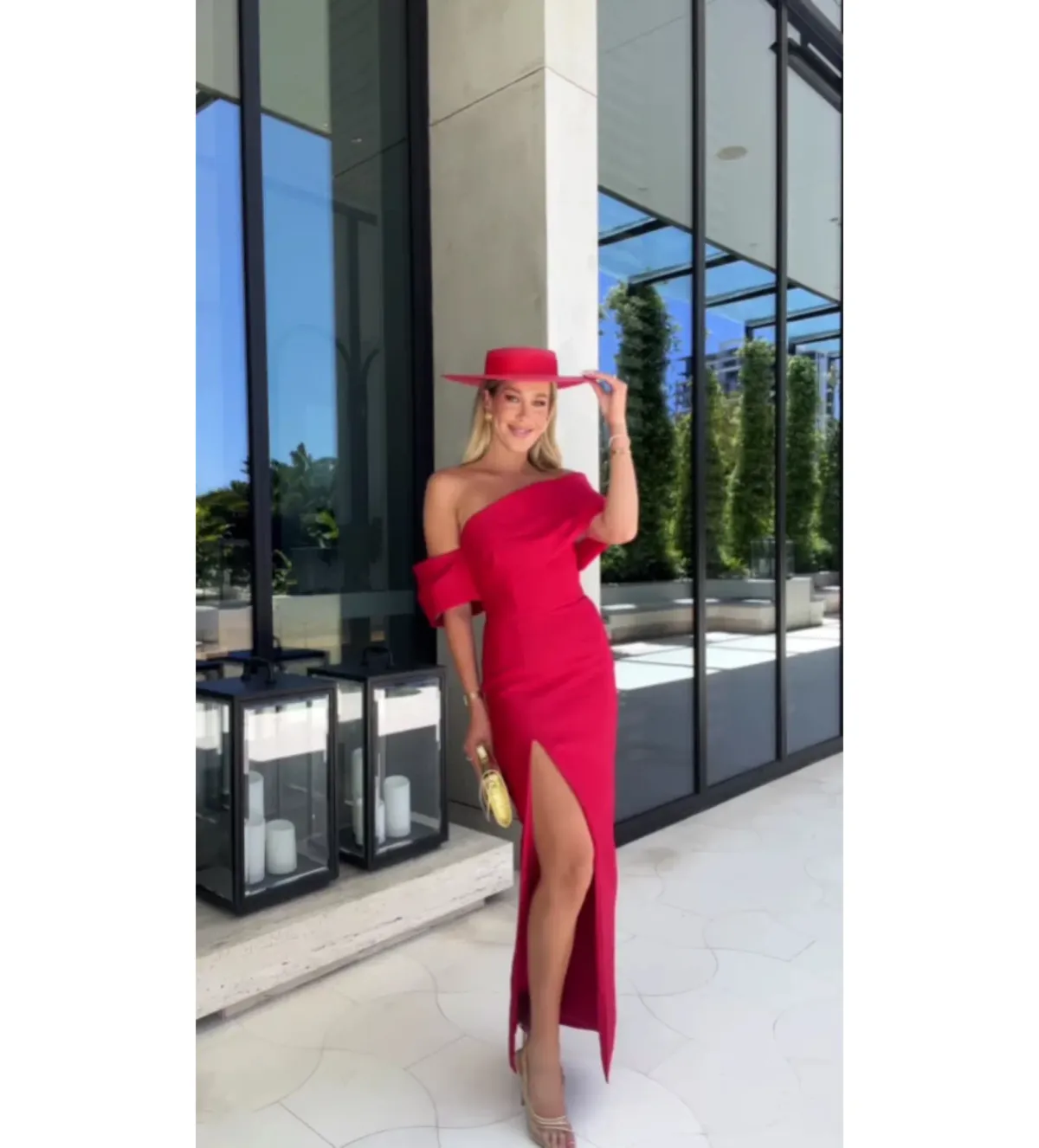 Eliya the Label Eleisha Maxi Dress Red Size 12 - Image 3