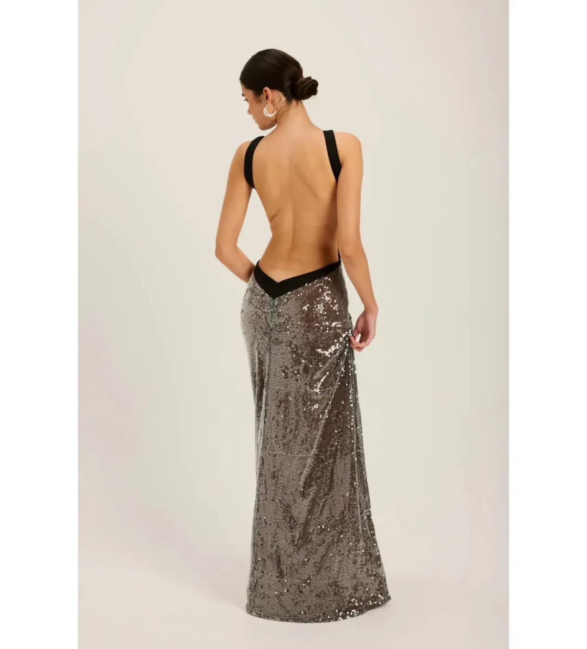 Ance Gria Jacqueline Gown in Silver Size AU8 - Image 3