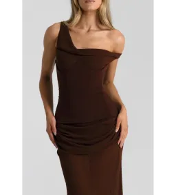 Natalie Rolt Cadence Gown in Espresso Size AU10 for rent on The Volte - image 3
