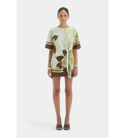 Sir The Label Amaia Mini Dress in Floral Vine Size AU10 for rent on The Volte - image 2