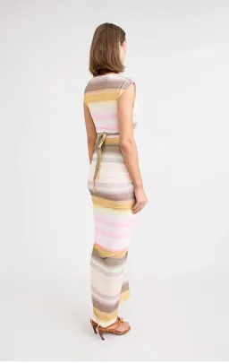 Elara Dress Peach - Pfeiffer - XS for rent on The Volte - image 4
