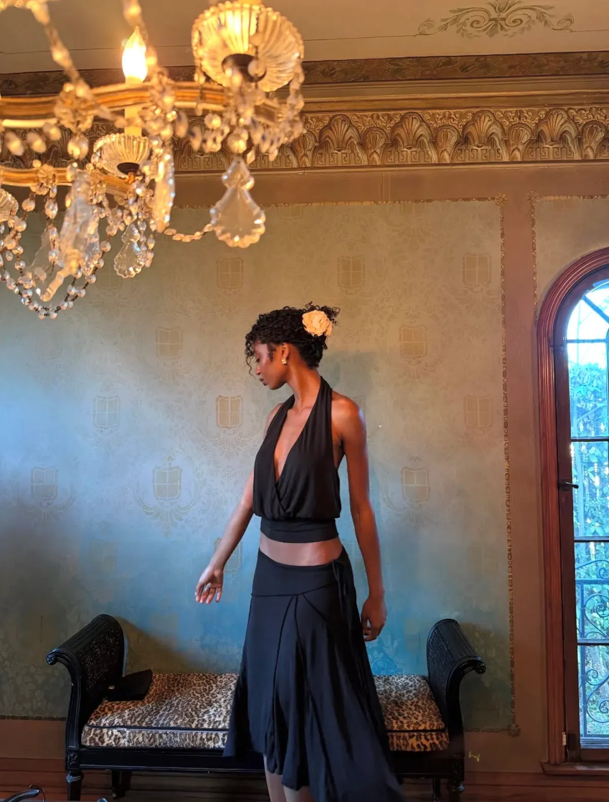 Sharni Set in Black By With Jean size 8 - Image 3