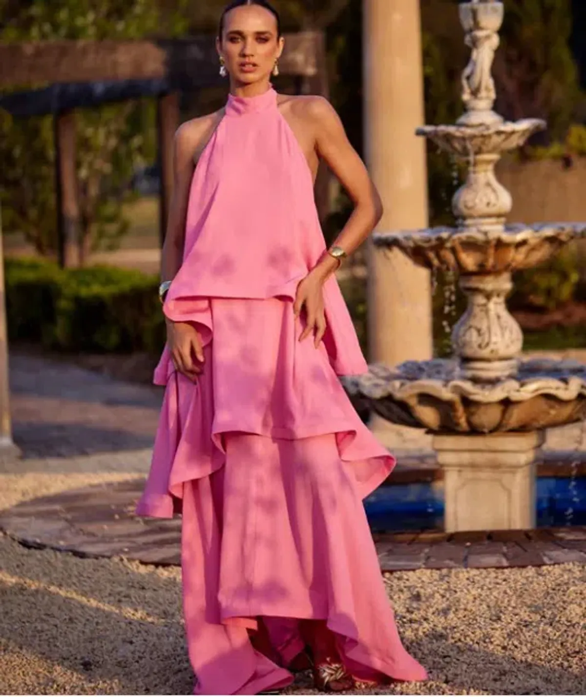 Peter Bill Kimberley Pleat Dress - Image 1