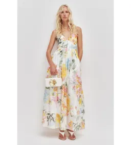 Aje Vacation Maxi Dress Jardin Size AU 12 for rent on The Volte - image 1