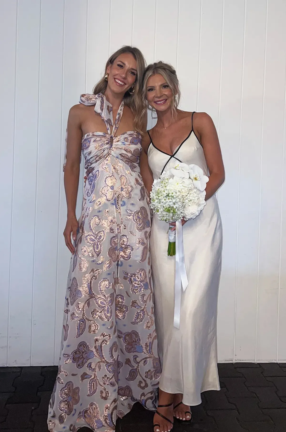 Alexis Falana Gown in Cerulean Garden Size M - Image 3