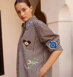 Sirocco Embroidered Shirt & shorts for rent on The Volte - image 3