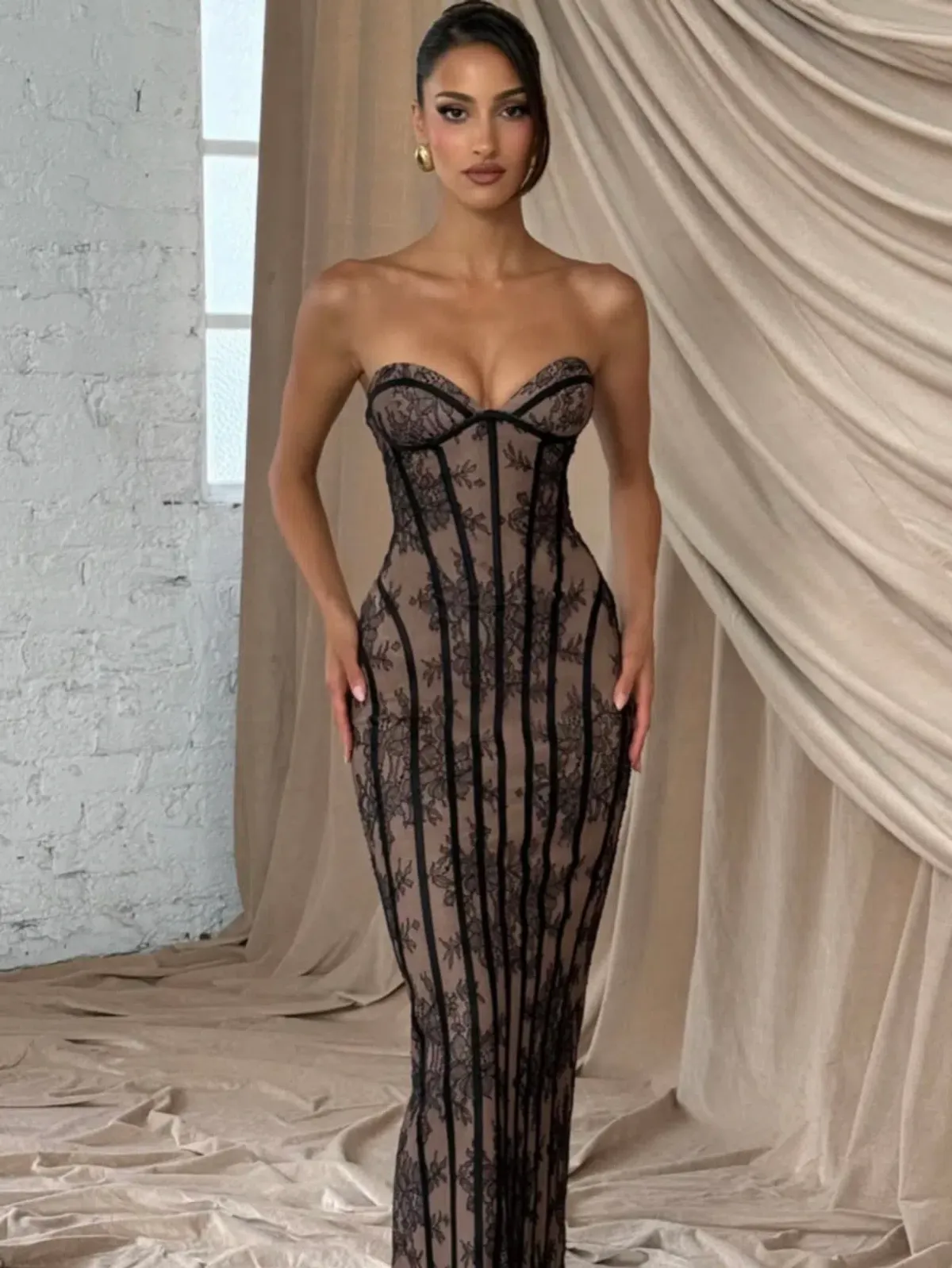 BABYBOO SIAN MAXI DRESS - BLACK 8 - Image 1