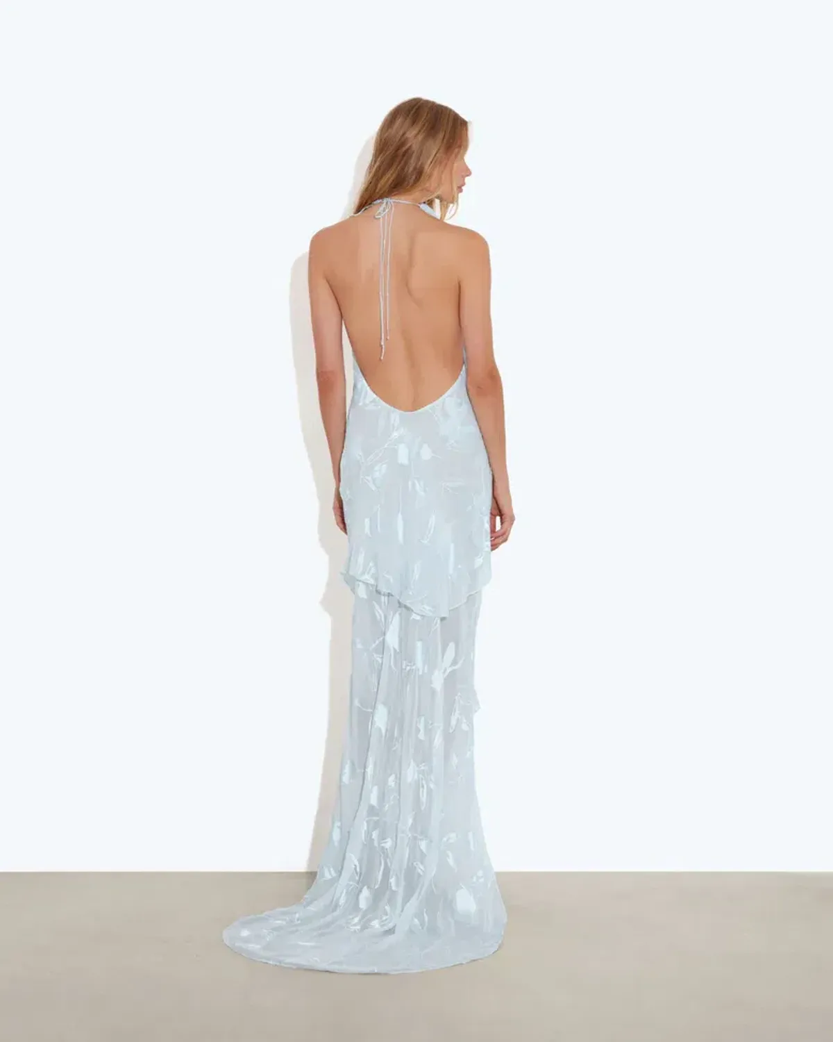 Rat and Boa Julietta Blue Maxi Gown in S/8 AU - Image 3